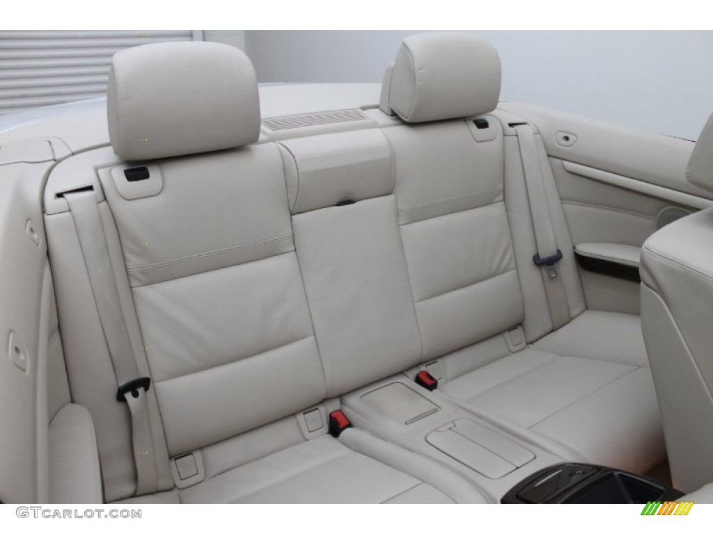 Cream Beige Interior 2010 BMW 3 Series 335i Convertible Photo #76574582