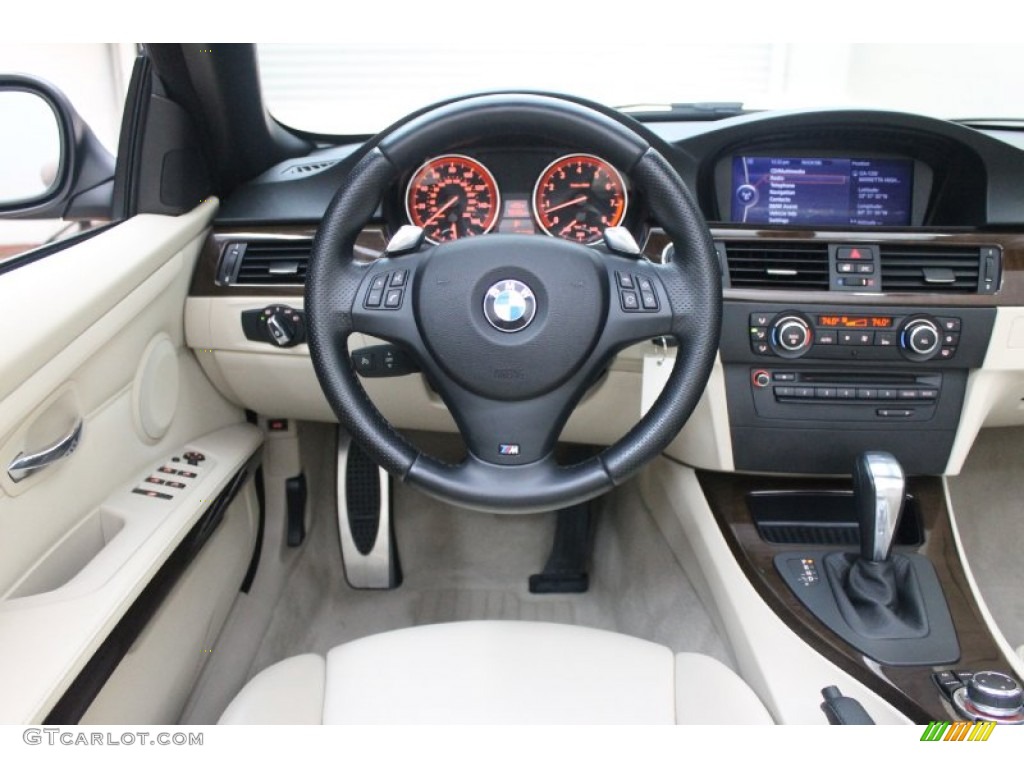 2010 3 Series 335i Convertible - Alpine White / Cream Beige photo #37