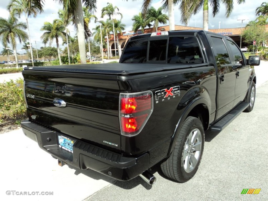 2011 F150 FX2 SuperCrew - Tuxedo Black Metallic / Black photo #6