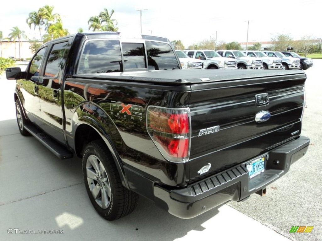 2011 F150 FX2 SuperCrew - Tuxedo Black Metallic / Black photo #10