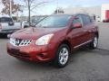 2011 Cayenne Red Nissan Rogue SV  photo #7