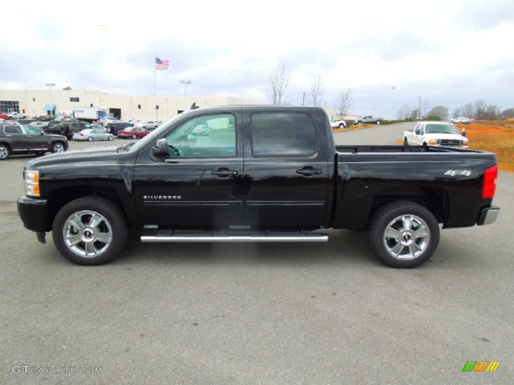 2013 Silverado 1500 LTZ Crew Cab 4x4 - Black / Ebony photo #6