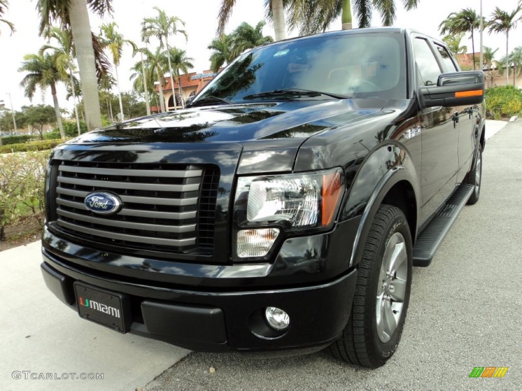 2011 F150 FX2 SuperCrew - Tuxedo Black Metallic / Black photo #17