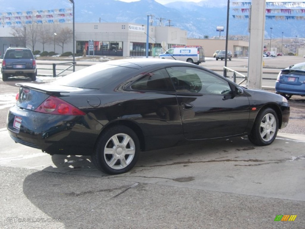 2001 Cougar V6 - Black / Medium Graphite photo #13