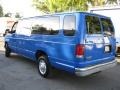 2001 Light Blue Ford E Series Van E350 Super Duty Passenger Extended  photo #2