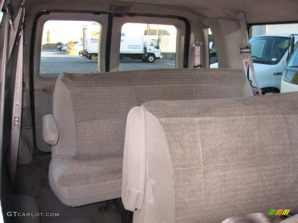 2001 E Series Van E350 Super Duty Passenger Extended - Light Blue / Medium Graphite photo #5