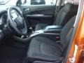 2011 Dodge Journey Black Interior Front Seat Photo