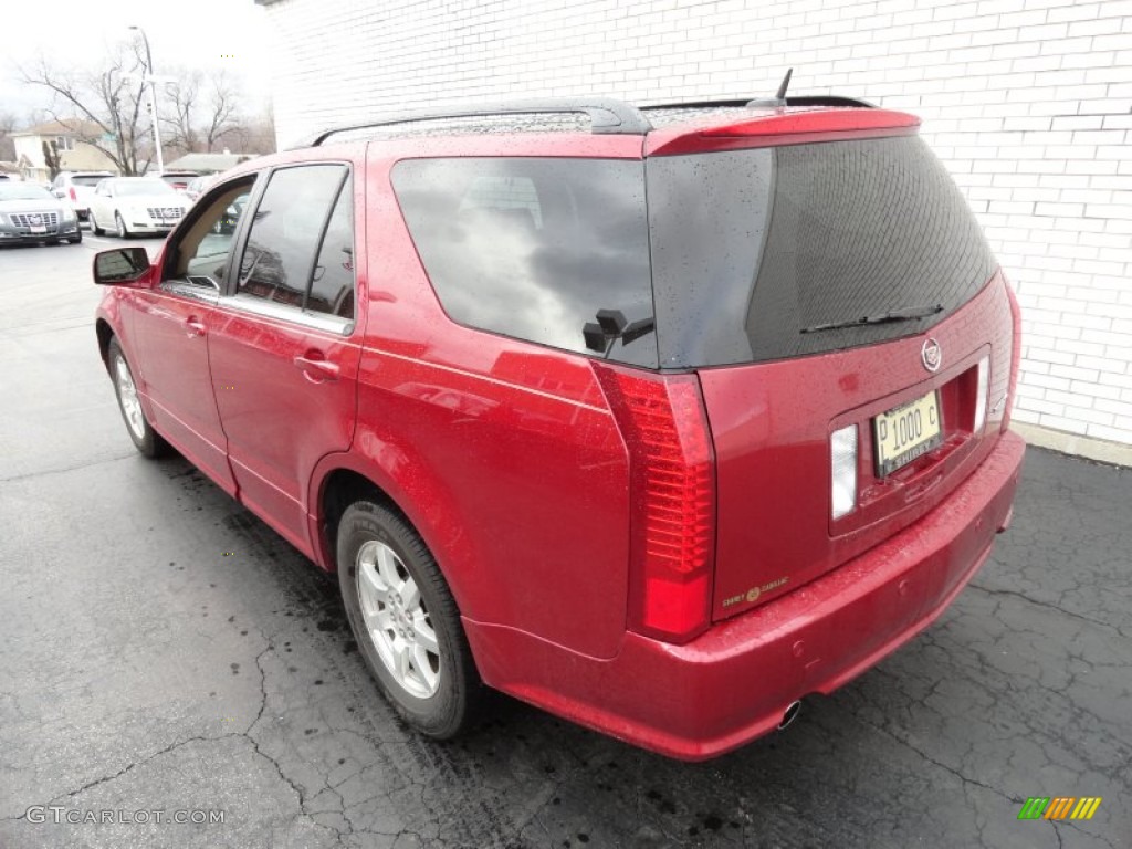 2009 SRX 4 V6 AWD - Crystal Red / Cocoa/Cashmere photo #5