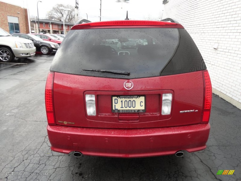 2009 SRX 4 V6 AWD - Crystal Red / Cocoa/Cashmere photo #6