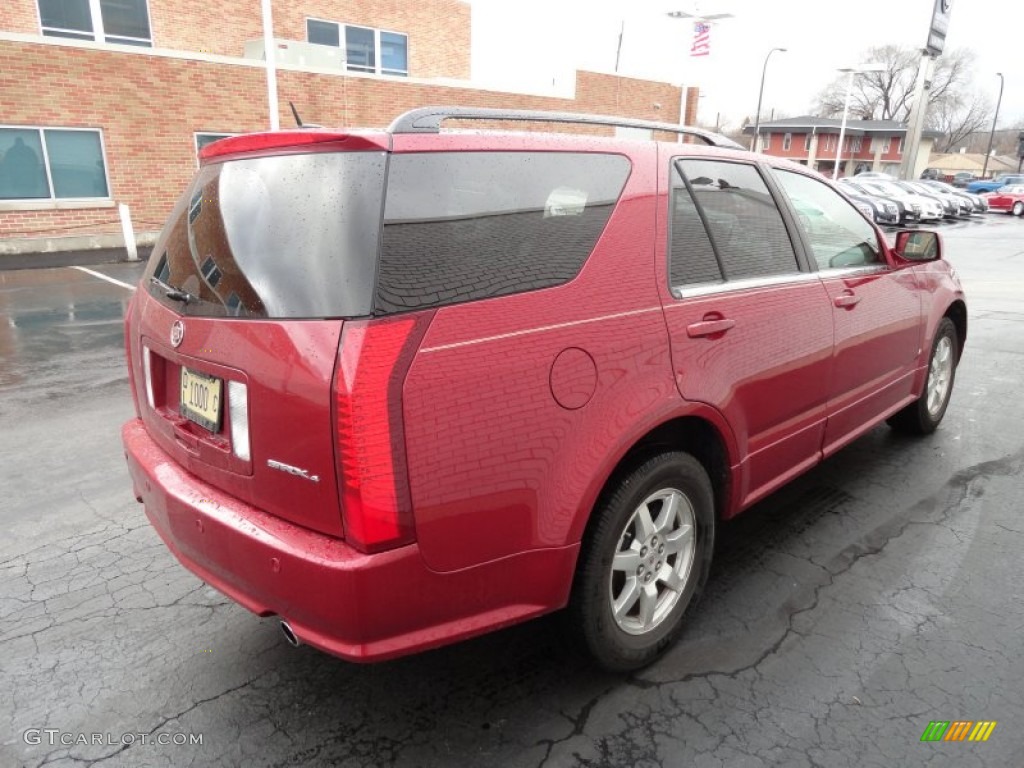 2009 SRX 4 V6 AWD - Crystal Red / Cocoa/Cashmere photo #7