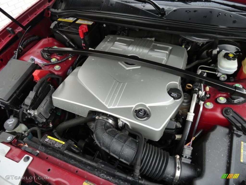 2009 SRX 4 V6 AWD - Crystal Red / Cocoa/Cashmere photo #16