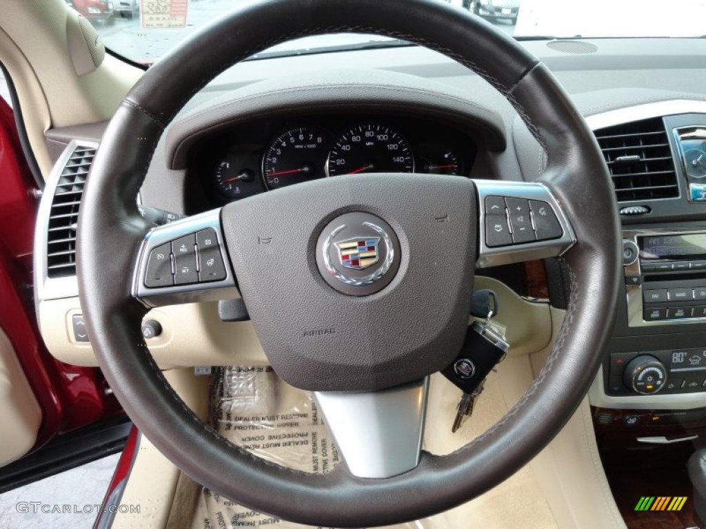 2009 SRX 4 V6 AWD - Crystal Red / Cocoa/Cashmere photo #20
