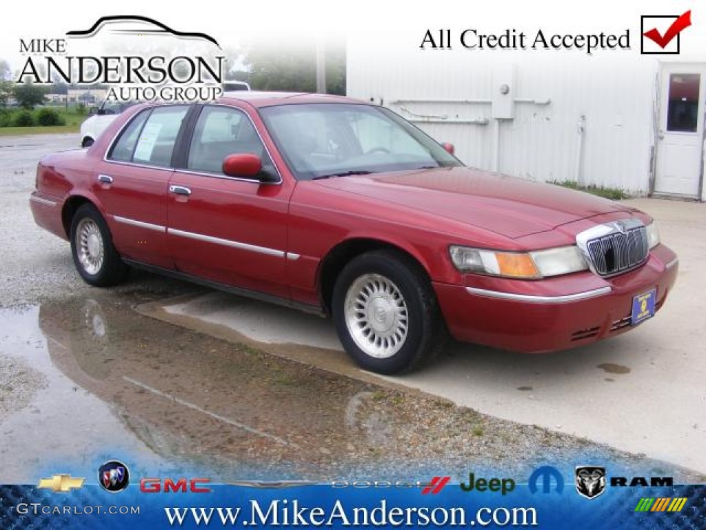 1999 Grand Marquis LS - Toreador Red Metallic / Light Graphite photo #1