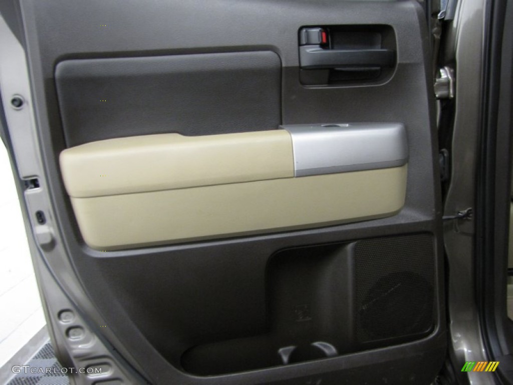 2008 Tundra SR5 TRD Double Cab 4x4 - Slate Gray Metallic / Beige photo #15