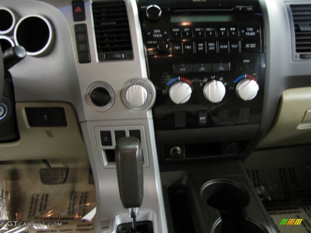 2008 Tundra SR5 TRD Double Cab 4x4 - Slate Gray Metallic / Beige photo #25