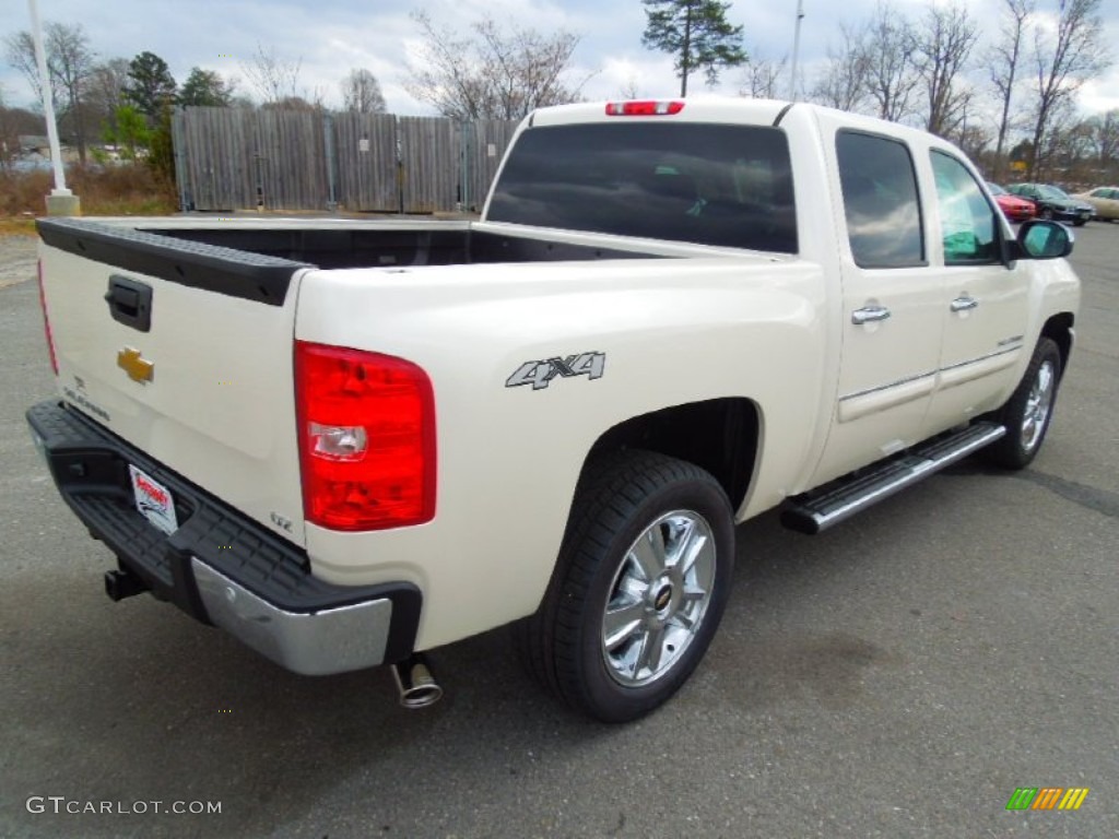 2013 Silverado 1500 LTZ Crew Cab 4x4 - White Diamond Tricoat / Ebony photo #5