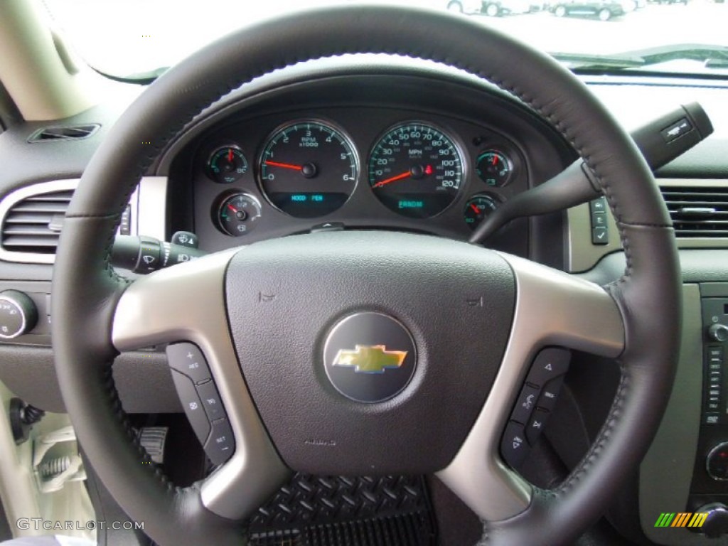 2013 Silverado 1500 LTZ Crew Cab 4x4 - White Diamond Tricoat / Ebony photo #16