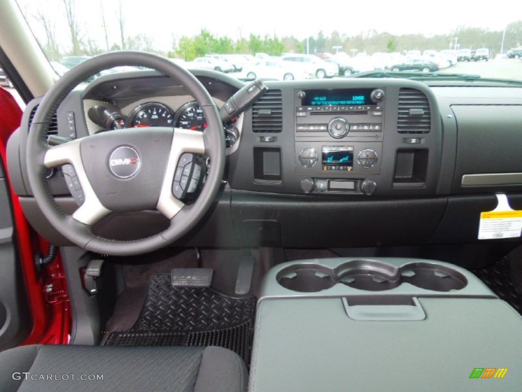 2013 Sierra 1500 SLE Extended Cab - Sonoma Red Metallic / Ebony photo #14