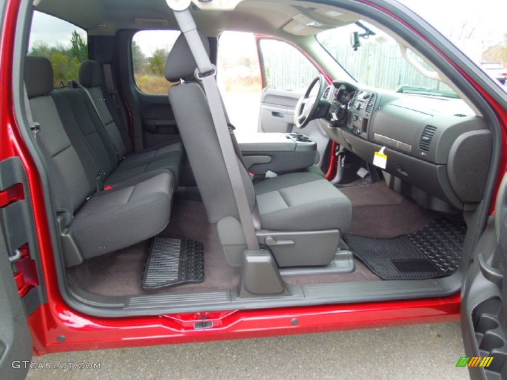 2013 Sierra 1500 SLE Extended Cab - Sonoma Red Metallic / Ebony photo #16