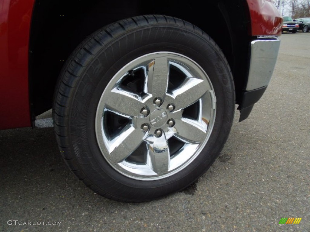 2013 Sierra 1500 SLE Extended Cab - Sonoma Red Metallic / Ebony photo #18
