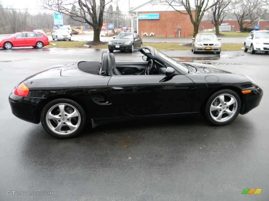 Black 2002 Porsche Boxster Standard Boxster Model Exterior Photo #76580504