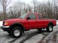 2002 Bright Red Ford Ranger XLT FX4 SuperCab 4x4  photo #2