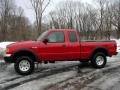 2002 Bright Red Ford Ranger XLT FX4 SuperCab 4x4  photo #3