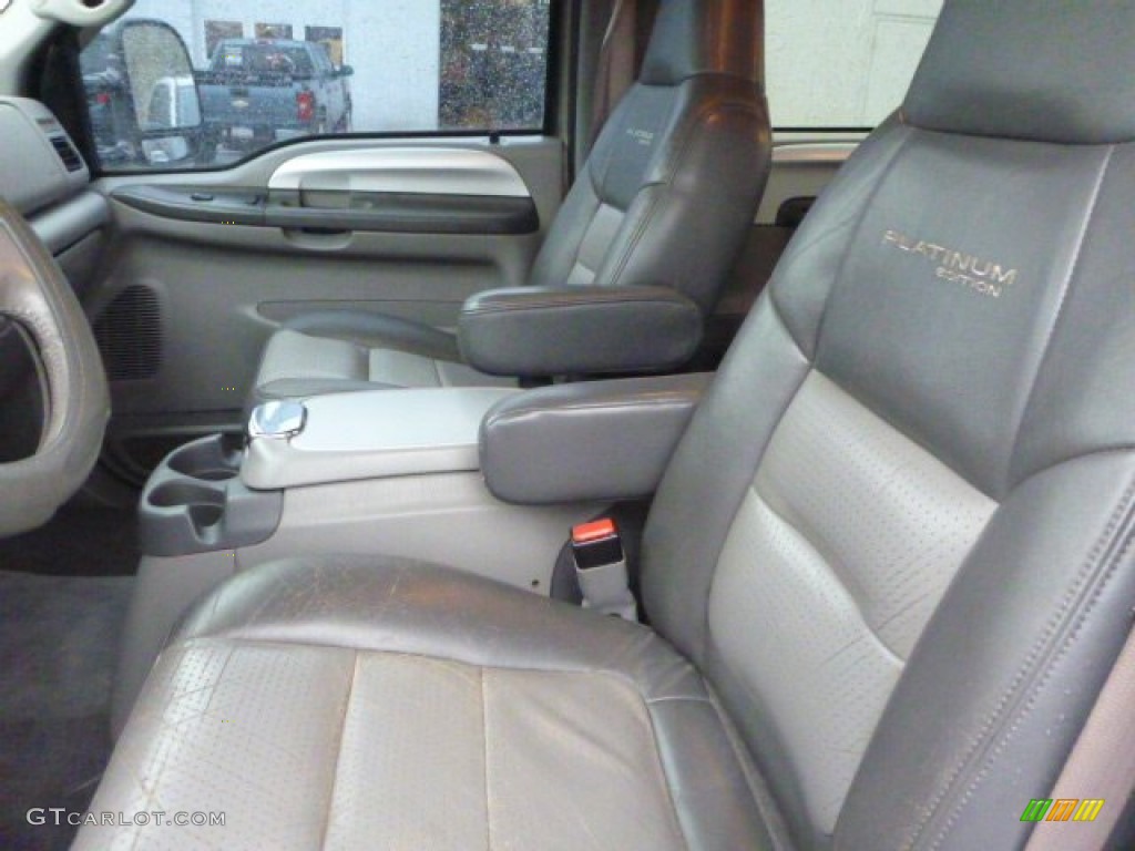 2001 F250 Super Duty Platinum Edition Super Crew 4x4 - Silver Metallic / Medium Parchment photo #9