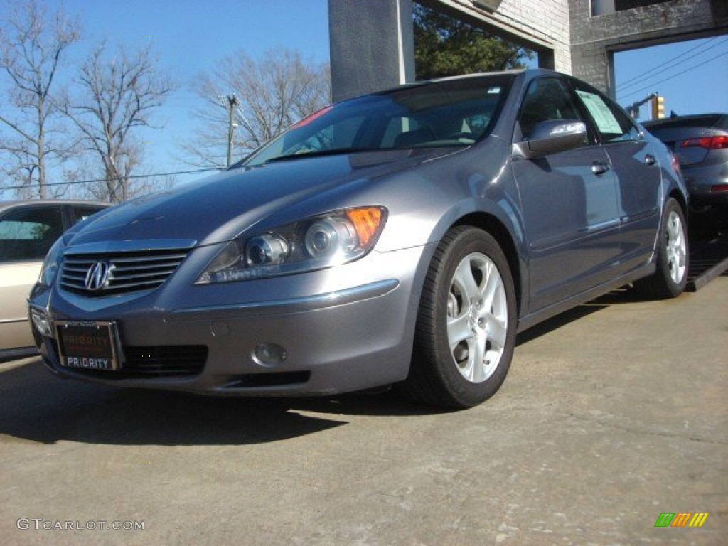 2006 RL 3.5 AWD Sedan - Lakeshore Silver Metallic / Taupe photo #1