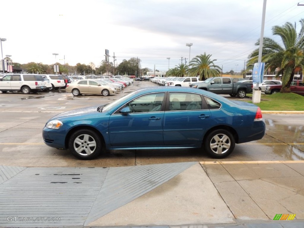 2010 Impala LS - Aqua Blue Metallic / Gray photo #5