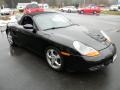 Black 2002 Porsche Boxster Standard Boxster Model Exterior