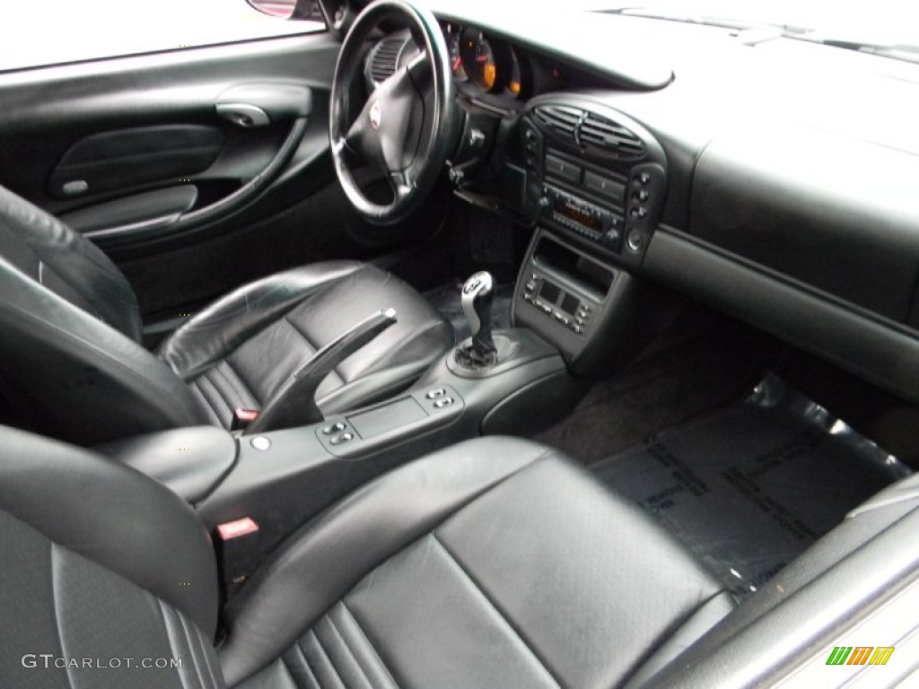 Black Interior 2002 Porsche Boxster Standard Boxster Model Photo #76580927