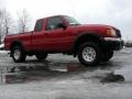 2002 Bright Red Ford Ranger XLT FX4 SuperCab 4x4  photo #16