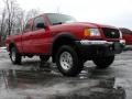 2002 Bright Red Ford Ranger XLT FX4 SuperCab 4x4  photo #17