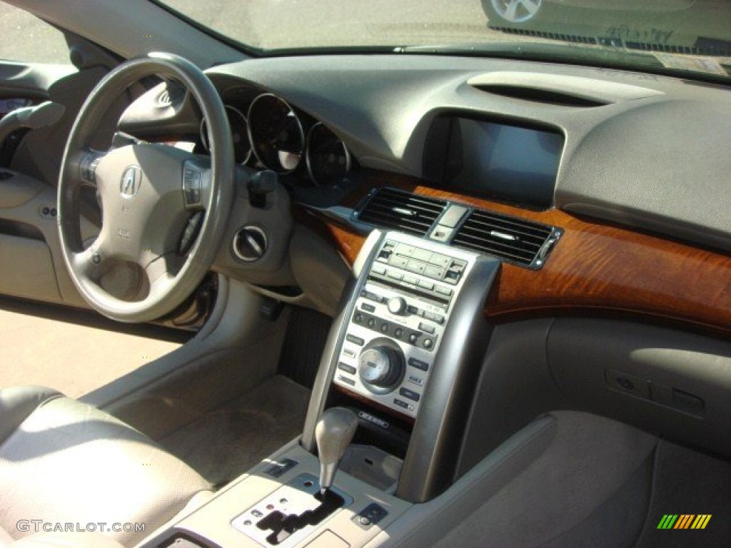 2006 Acura RL 3.5 AWD Sedan Taupe Dashboard Photo #76580995