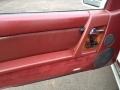 1991 Mercedes-Benz SL Class Red Interior Door Panel Photo