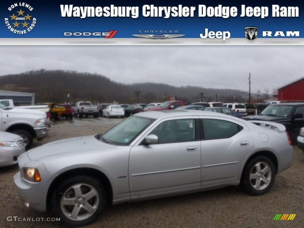 2008 Charger R/T AWD - Bright Silver Metallic / Dark Slate Gray photo #1