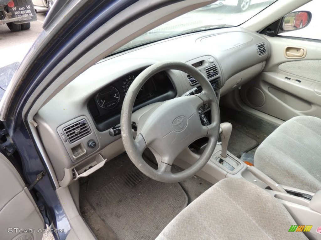 2000 Corolla CE - Twilight Blue Pearl / Light Charcoal photo #3
