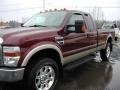 Dark Toreador Red - F350 Super Duty Lariat SuperCab 4x4 Photo No. 10