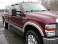Dark Toreador Red - F350 Super Duty Lariat SuperCab 4x4 Photo No. 11