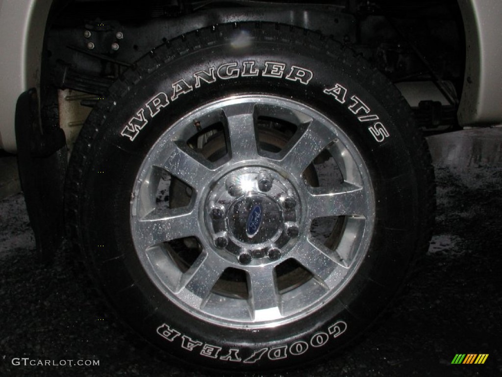 2008 Ford F350 Super Duty Lariat SuperCab 4x4 Wheel Photo #76582933