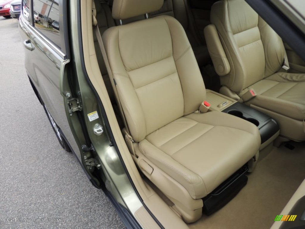 2008 CR-V EX-L - Green Tea Metallic / Ivory photo #9