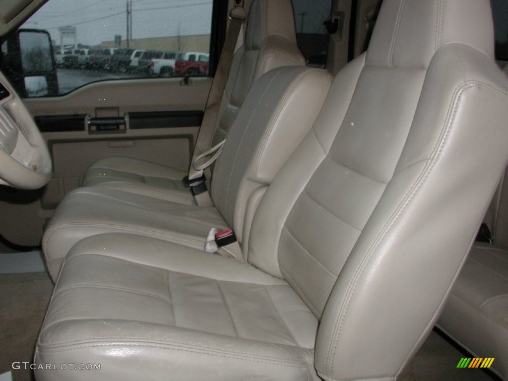 2008 Ford F350 Super Duty Lariat SuperCab 4x4 Front Seat Photo #76583143