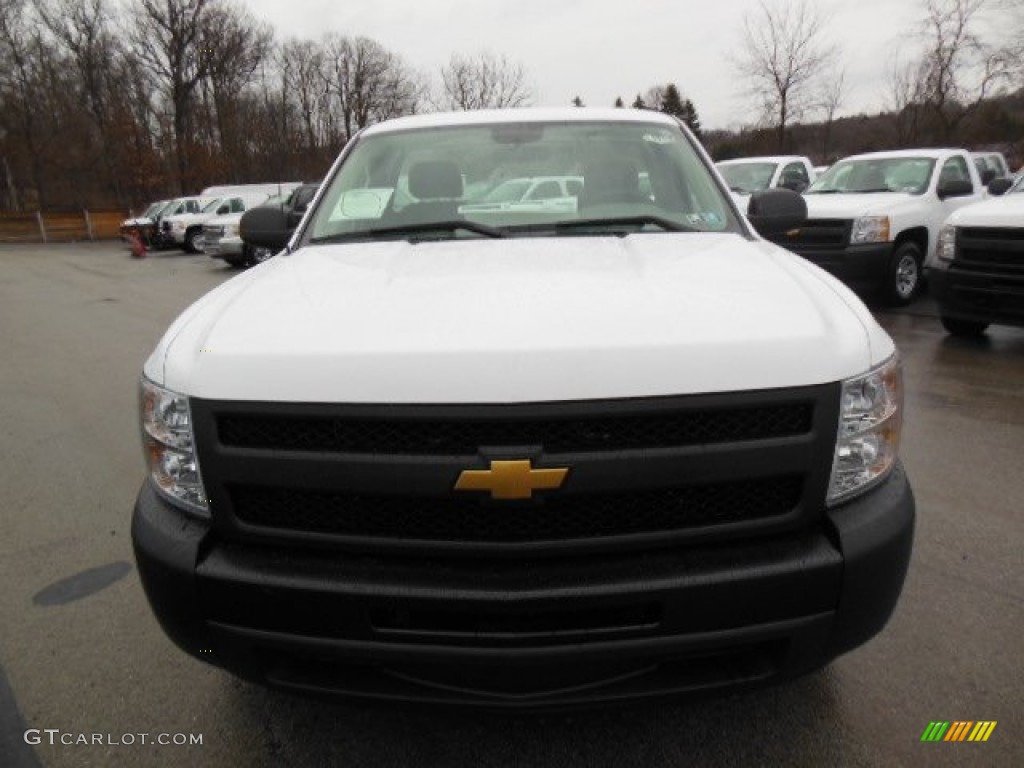 2013 Silverado 1500 Work Truck Regular Cab - Summit White / Dark Titanium photo #3