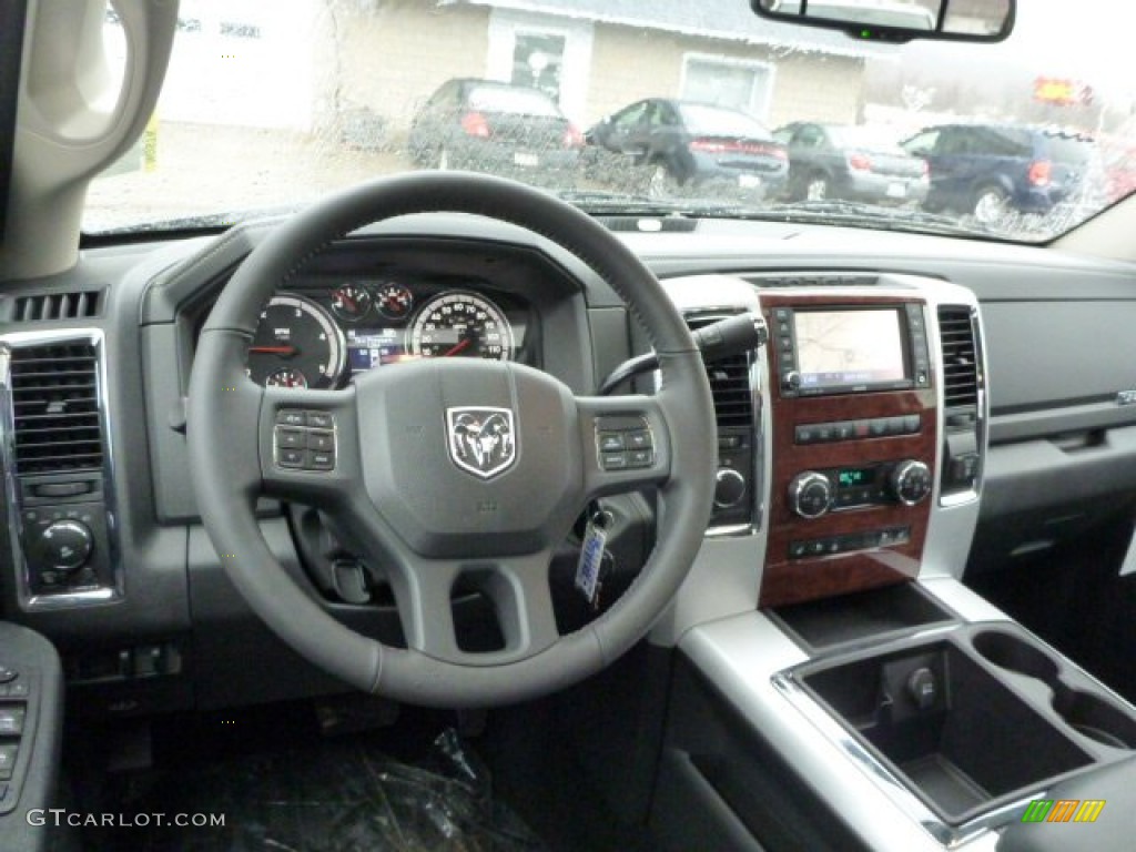 2012 Ram 2500 HD Laramie Crew Cab 4x4 - Mineral Gray Metallic / Dark Slate photo #12