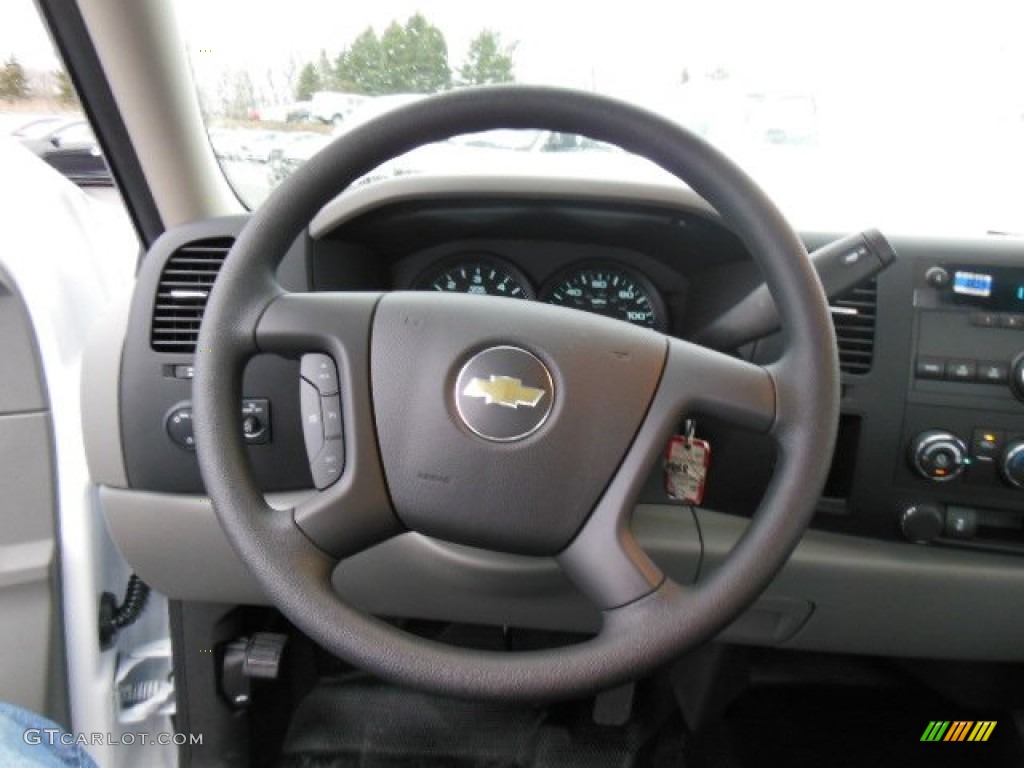 2013 Silverado 1500 Work Truck Regular Cab - Summit White / Dark Titanium photo #17