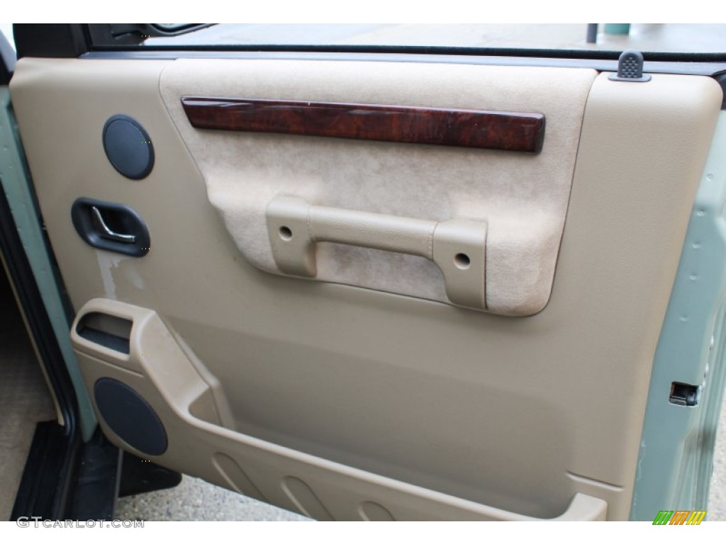 2002 Land Rover Discovery II SE Bahama Beige Door Panel Photo #76583867