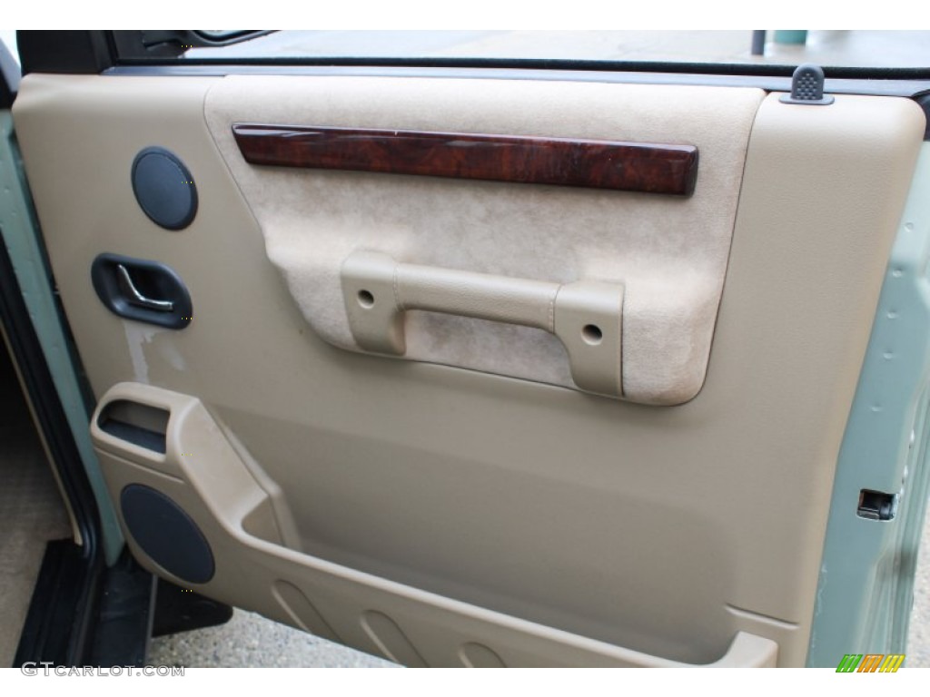 2002 Land Rover Discovery II SE Bahama Beige Door Panel Photo #76583867