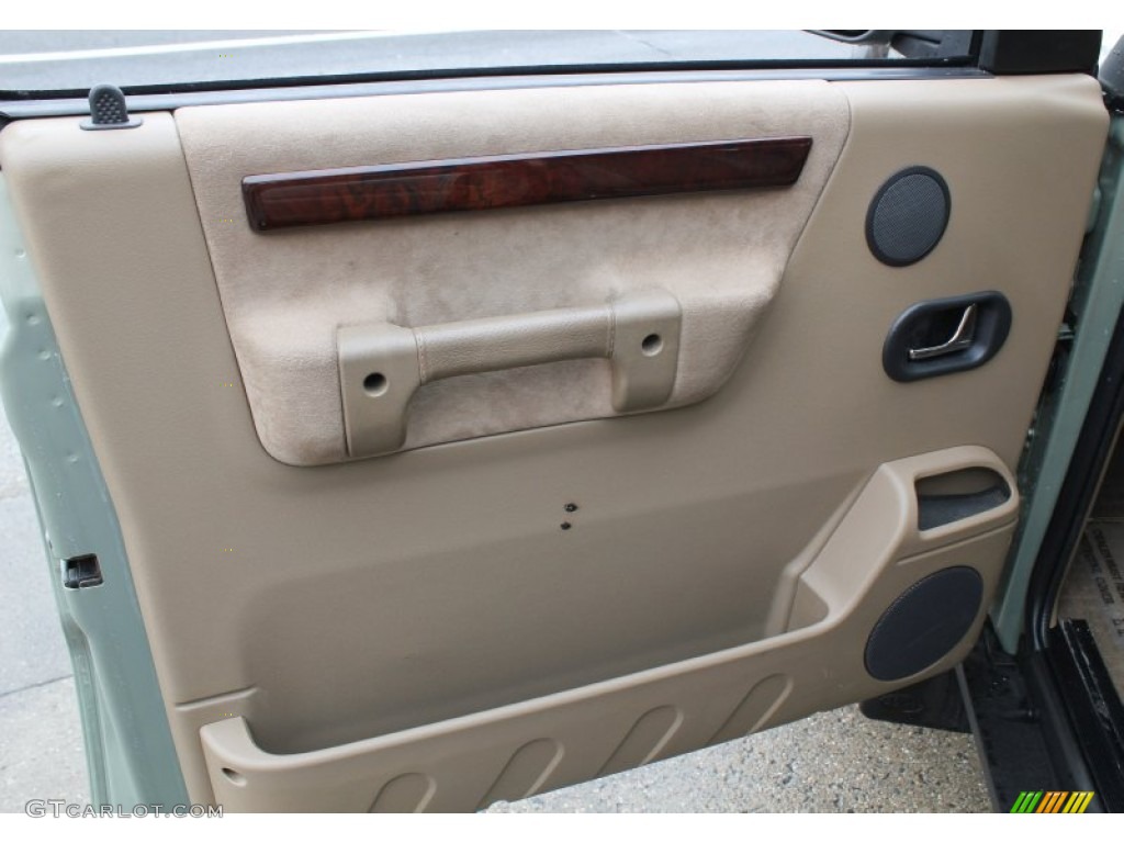 2002 Land Rover Discovery II SE Bahama Beige Door Panel Photo #76583983