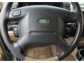 2002 Land Rover Discovery II Bahama Beige Interior Steering Wheel Photo